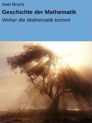 cover image of Geschichte der Mathematik